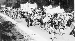 marching to the gates