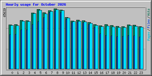 Hourly usage for October 2026